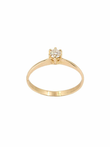 Bague SOLITAIRE ANCIEN DIAMANT 0.10 CARAT 58 Facettes 044441