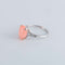 Bague 54 Bague Corail peau d'ange Diamants 58 Facettes 1
