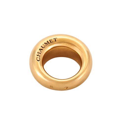 Bague CHAUMET - Large anneau en or jaune 58 Facettes