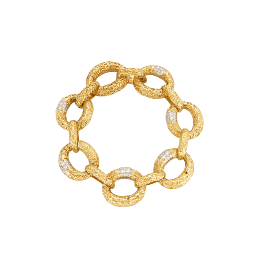 VAN CLEEF & ARPELS Bracelet - Yellow Gold Diamond Bracelet 58 Facettes