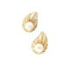Boucles d'oreilles Repossi - Boucles d'oreilles or diamants et perle 58 Facettes