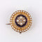 Broche Broche Fleur d'améthyste Perles Diamants 58 Facettes 1