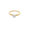 Bague 53 Bague Solitaire 2 ors Diamant 0.20ct 58 Facettes 27211