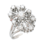 Bague 61.5 Bague Ancienne Diamants Or Blanc 58 Facettes AA 1552