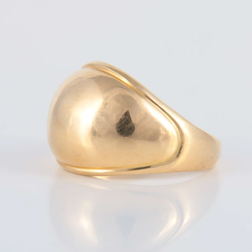 Bague Bague Bombée Or jaune 58 Facettes