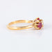 Ring Trilogy Ring Ruby Diamonds Yellow Gold 58 Facettes