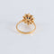 Bague 48 Bague Marguerite or jaune Saphir Diamants 58 Facettes FM50