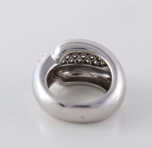 Bague 53 Chaumet bague Jonc pavage Diamants 58 Facettes 1