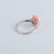 Bague 54 Bague Corail peau d'ange Diamants 58 Facettes 1