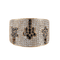 Bague 51 Bague large pavage Diamants Saphirs 58 Facettes