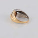 Ring Two-tone Entrelacs Ring 58 Facettes 1