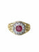 Ring Marguerite Ring Burmese Ruby surrounded by diamonds 58 Facettes