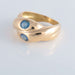 Double Snake Ring Sapphires Ring 58 Facettes
