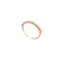 Bague Bague Demi Alliance Diamants Or Jaune 58 Facettes AB 1084