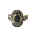 Ring 52 Pompadour Sapphire Diamond Ring 58 Facettes