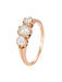 Bague Bague Amélie en or rose 18kt, diamants et perle mabé 58 Facettes #0010