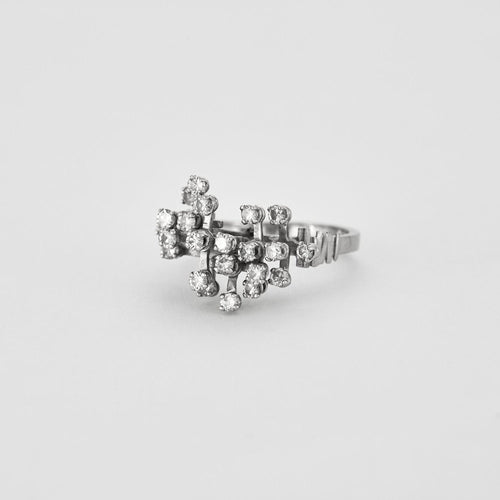 Bague 51 Bague Sculpturale Diamants 58 Facettes DV0056-4