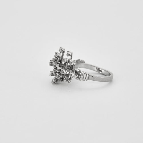 Bague 51 Bague Sculpturale Diamants 58 Facettes DV0056-4