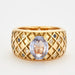 MAUBOUSSIN ring - Salomé yellow gold ring, sapphire diamonds 58 Facettes DV0463-4