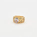 MAUBOUSSIN ring - Salomé yellow gold ring, sapphire diamonds 58 Facettes DV0463-4