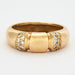 Ring Yellow gold and diamond bangle ring 58 Facettes DV0495-7