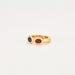 CHAUMET ring - Vintage Sapphire and Ruby yellow gold ring 58 Facettes DV0498-1