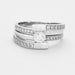 EDOUARD NAHUM ring - Modernist ring in white gold 58 Facettes DV500-1