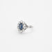 Ring Daisy ring in white gold, sapphire and diamonds 58 Facettes DV0497-6