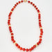 Necklace Yellow gold coral beads necklace 58 Facettes DV0362-3