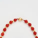 Necklace Yellow gold coral beads necklace 58 Facettes DV0362-3