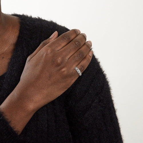 Bague 51 DIDIER GUERIN - Bague or gris diamants 58 Facettes DV0504-1