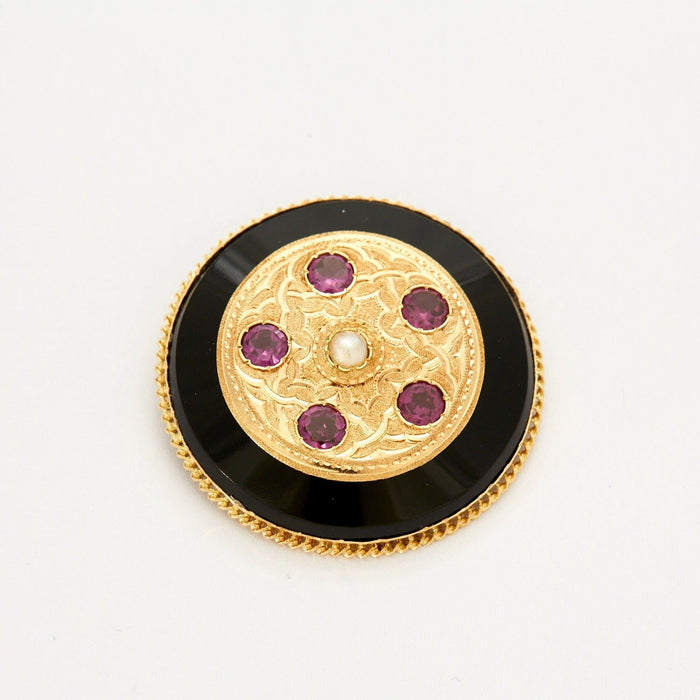 BROCHE UNIQUE AVEC UN MEDAILLON TRES RARE DE LA RENAISSANCE PROBALEMENT BROCHE UNIQUE AVEC UN MEDAILLON TRES RARE DE LA RENAISSANCE PROBALEMENT
