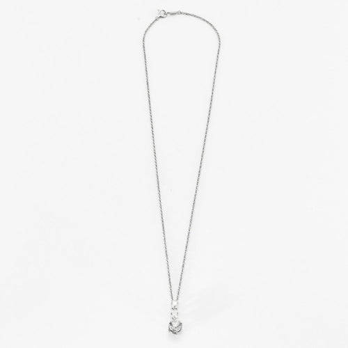 Collier Chaîne et pendentif en platine et diamants 58 Facettes DV0362-2
