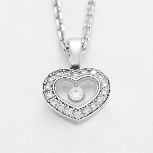 CHOPARD necklace - Happy Diamonds Icons - White gold necklace 58 Facettes DV0509-2