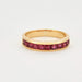 Ring Bangle ring in yellow gold and Ruby 58 Facettes DVO517-1