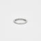 Bague Demie alliance en or gris et diamants 58 Facettes DV0523-1