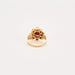 Ring Ring in yellow gold, almandine garnet and pearls 58 Facettes DV0523-5