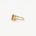 Bague Bague en or gris et citrine 58 Facettes DV0080-4