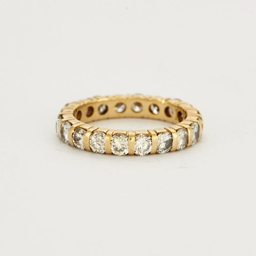 Bague Alliance tour complet or jaune et diamants 58 Facettes DV0538-6