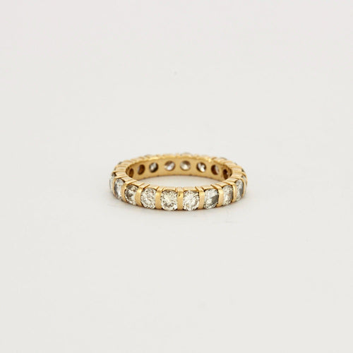 Bague Alliance tour complet or jaune et diamants 58 Facettes DV0538-6