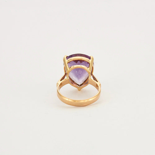 Bague Bague or jaune et Améthyste 58 Facettes DV0538-8