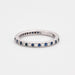 TIFFANY & CO ring - LEGACY Alliance in platinum Sapphires and Diamonds 58 Facettes DV0534-5