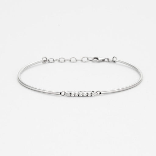 Bracelet MAUBOUSSIN - Trois grains d'amour  Bracelet en or gris et diamants 58 Facettes DV0534-12