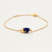 Bracelet Fin Bracelet en or jaune et Lapis-Lazuli 58 Facettes DV0534-15