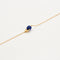 Bracelet Fin Bracelet en or jaune et Lapis-Lazuli 58 Facettes DV0534-15
