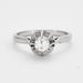 Solitaire ring in white gold and diamond 58 Facettes DV0541-4