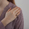 Bague Bague marguerite or jaune saphir et diamants 58 Facettes DV0548-1