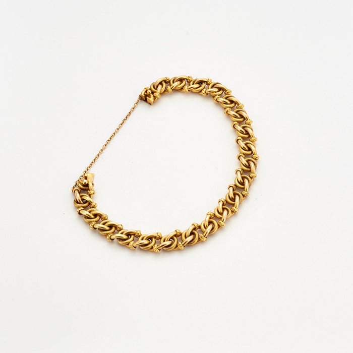 Bracelet Bracelet en or jaune filigrané. 58 Facettes DV0550-1