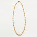 Yellow gold vest chain necklace 58 Facettes DV0550-2