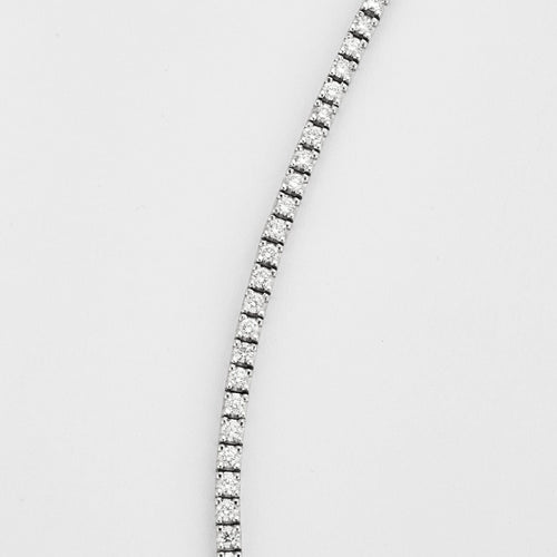 Collier Collier Rivière de diamants sertis sur or blanc 58 Facettes DV0551-1